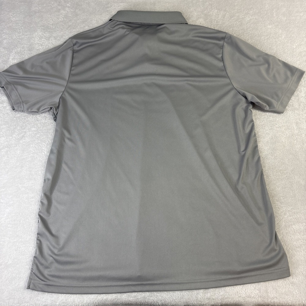 West Virginia Mountaineers Polo Shirt Mens XL Gray Short Sleeve NCAA - Picture 3 of 8